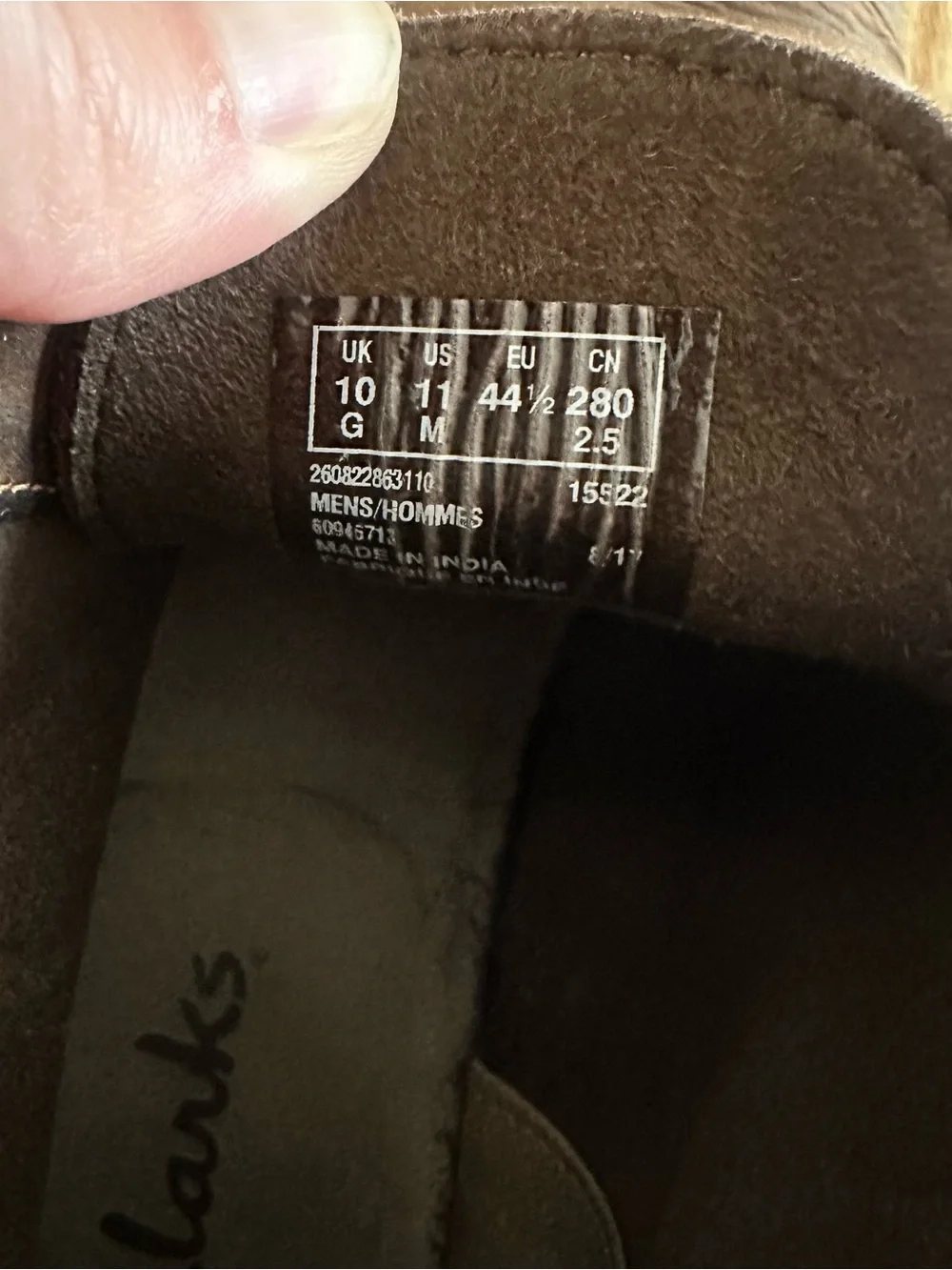 Clarks Brown Beeswax Leather Chukka Desert Boots